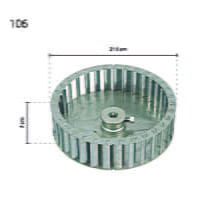 26-1471 - RUEDA DEL SOPLADOR 7-1/8D X 2W 1/2