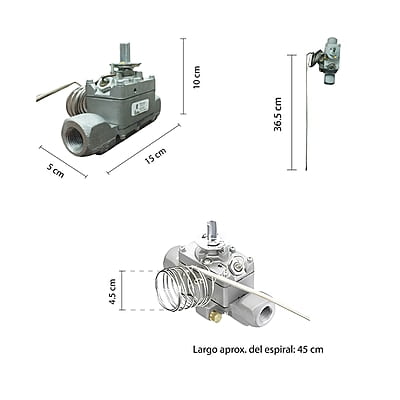 TERMOSTATO PARA HORNO TEMP 300-650F