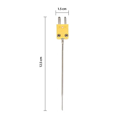 Cooper Atkins 50207-K Sonda de punta de cincel fina, 3,75", 500 ºF