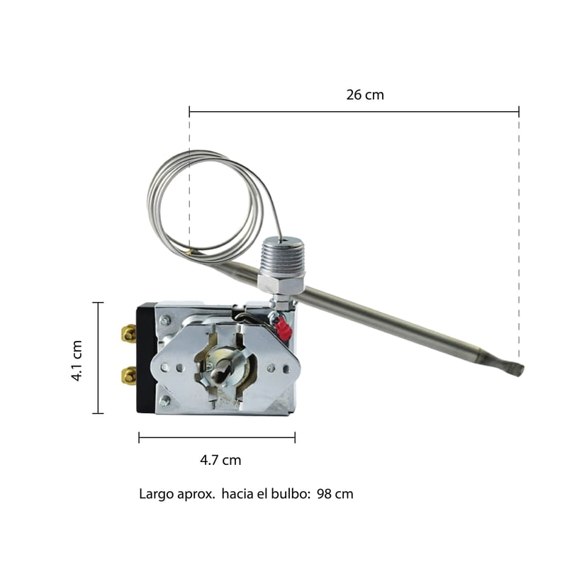 AK550 TERMOSTATO ELECTRICO PARA HORNO DE 200-550°F