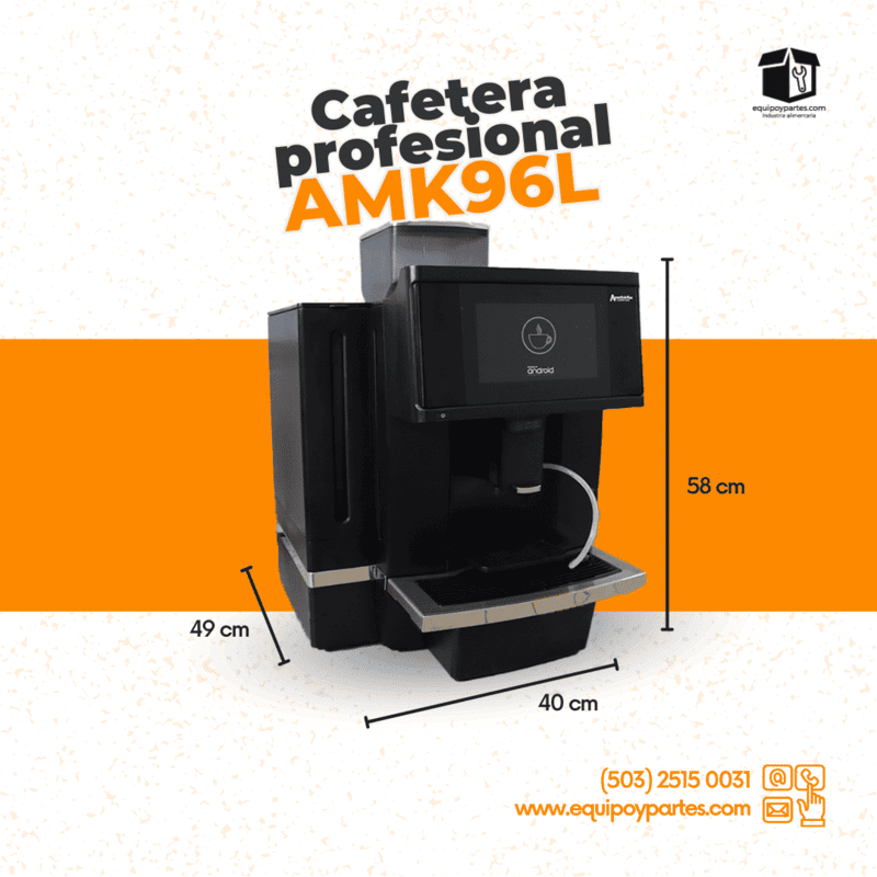 AMK96L CAFETERA SUPER AUTOMÁTICA.