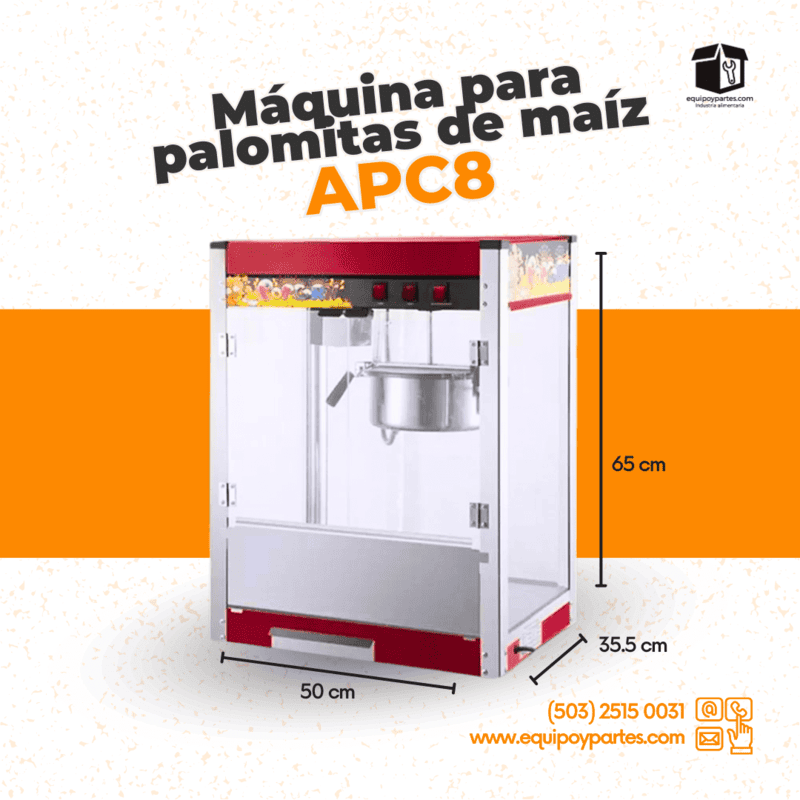 APC8 MAQUINA DE PALOMITAS DE MAIZ