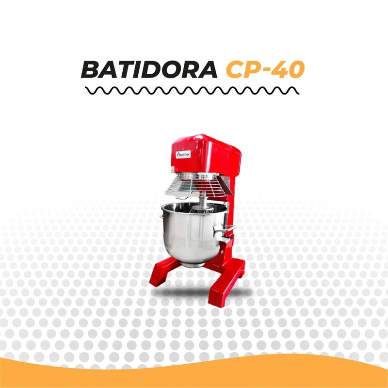 CP-40 PRO ORANGE FOOD MIXER 40LITER