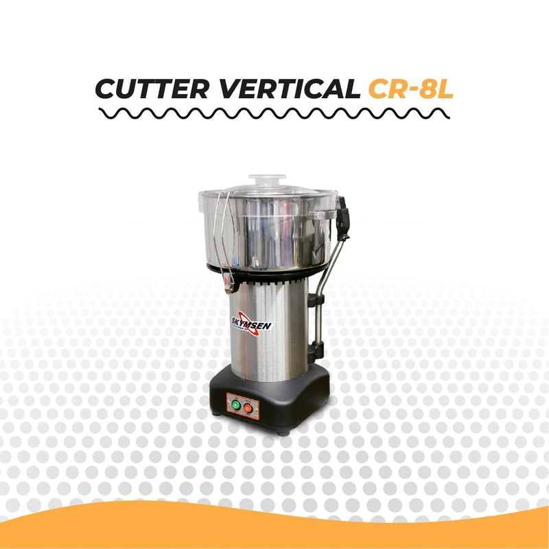 CR-8L CUTTER DE 8 LITROS, INOXIDABLE