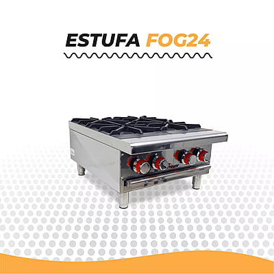 FOG24 COCINA A GAS DE 4 QUEMADORES