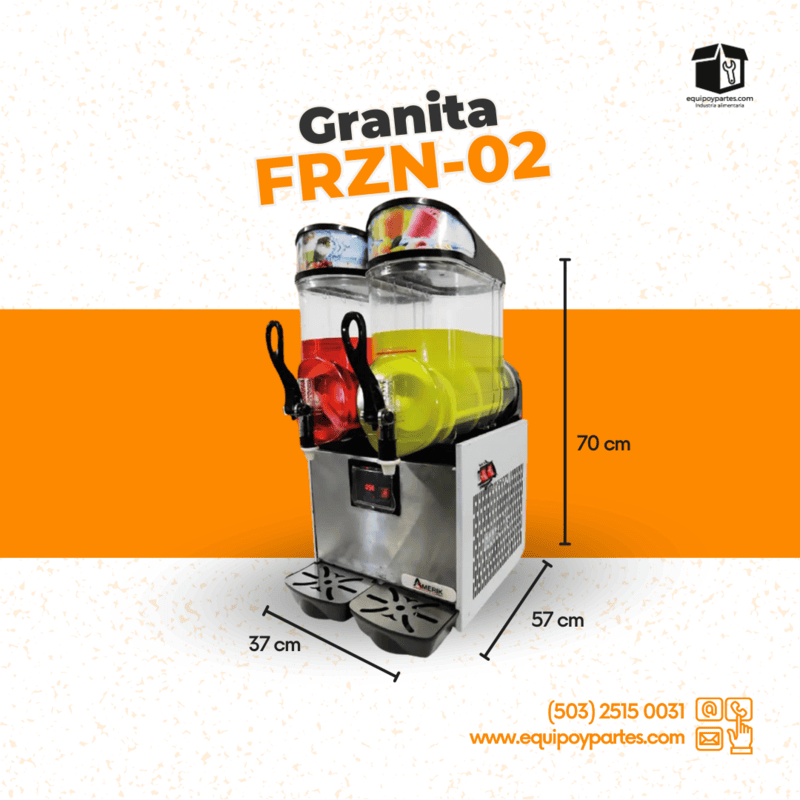 GRANITAS 2 TANQUES MAQUINA DE FROZENc GRANITAS 2 TANQUES MAQUINA DE FROZENc