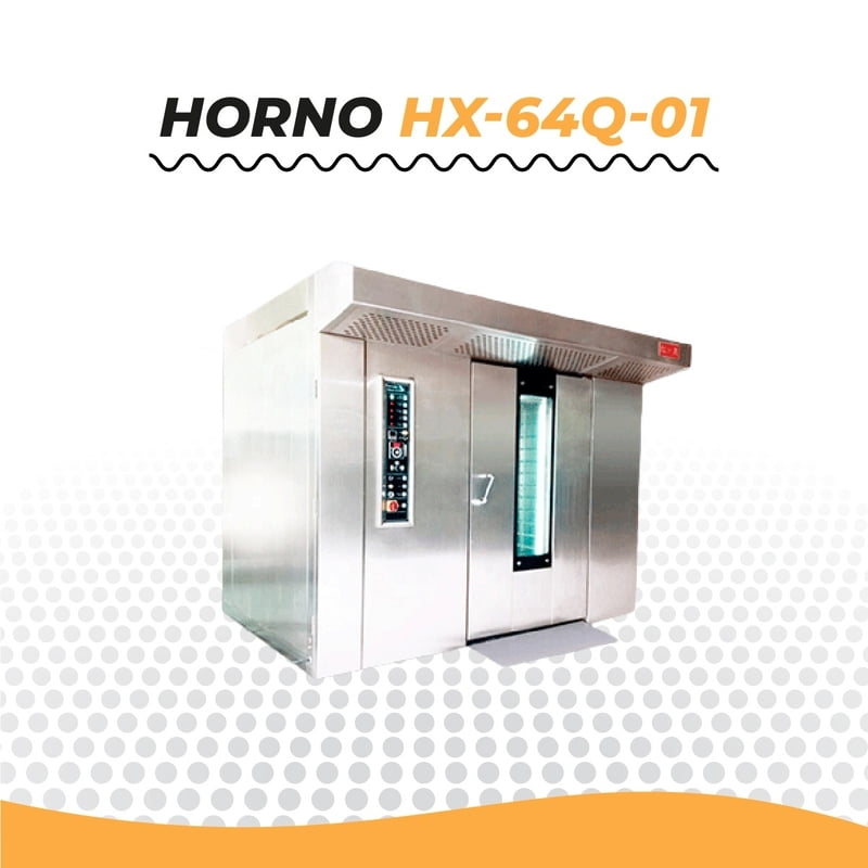 HX-64Q-01 HORNO ROTATIVO