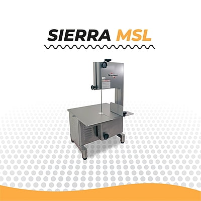 MSL SIERRA PARA HUESOS DE MESA, INOXIDABLE, 174 CM DE CINTA, 3/4 HP MSL SIERRA PARA HUESOS DE MESA, INOXIDABLE, 174 CM DE CINTA, 3/4 HP