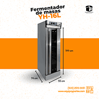 YH-16-L Fermentador de 16 latas.