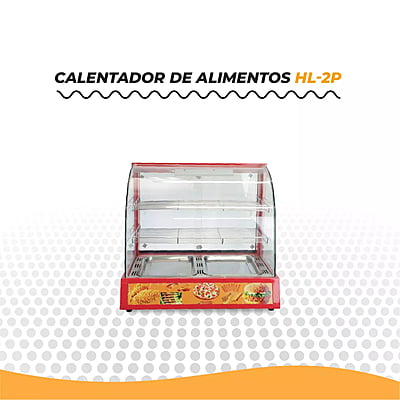 HL-2P Calentador para exposición de alimentos HL-2P