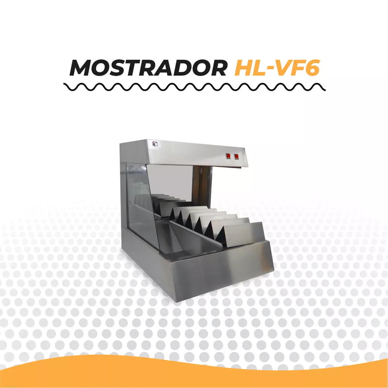 HL-VF-6 MANTENEDOR Y MOSTRADOR DE PAPAS FRITAS.